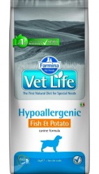 Farmina Vet Life (Фармина Вет Лайф) Hypoallergenic Fish & Potato Сухой лечебный гипоаллергенный корм для собак с рыбой и картофелем 2 кг