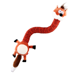Gigwi (Гигви) Игрушка для собак Лиса с хрустящей шеей и пищалкой 40 см